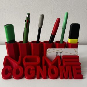 Pen Holder Nome e Brand